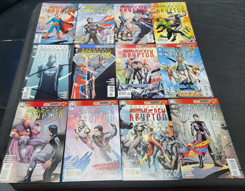 Superman World Of New Krypton 1-12 COMPLETE RUN