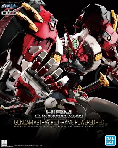 Bandai 1/100 High-Resolution Model Gundam Astray Red Frame Powered Red