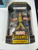 Marvel Legends Icons 1/6 Scale 12" Inch Comic Action Figure - UNMASKED WOLVERINE