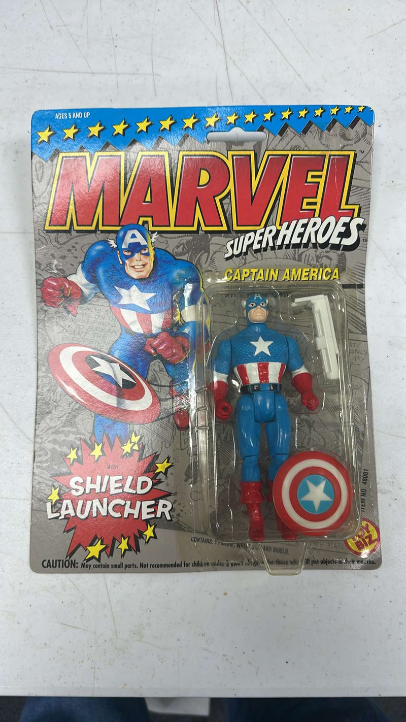 Captain America Vintage Marvel Super Heroes Action Figure New 1993 Toybiz