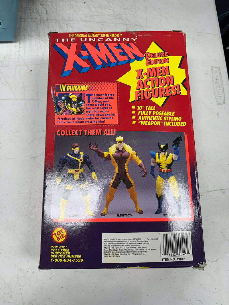 1993 Marvel Uncanny X-Men WOLVERINE 10” Deluxe Figure Toy Biz