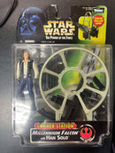 Star Wars Power Of The Force: Millennium Falcon Gunner Station with Han Solo