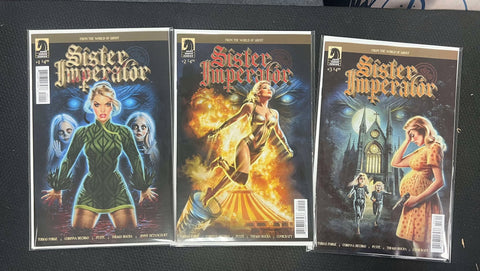 Sister Imperator Comic Set #1-3  Cover A Mikael Eriksson Ghost