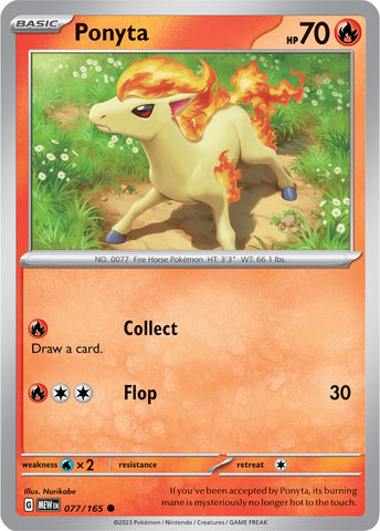 Ponyta (077/165) [Scarlet & Violet 151]