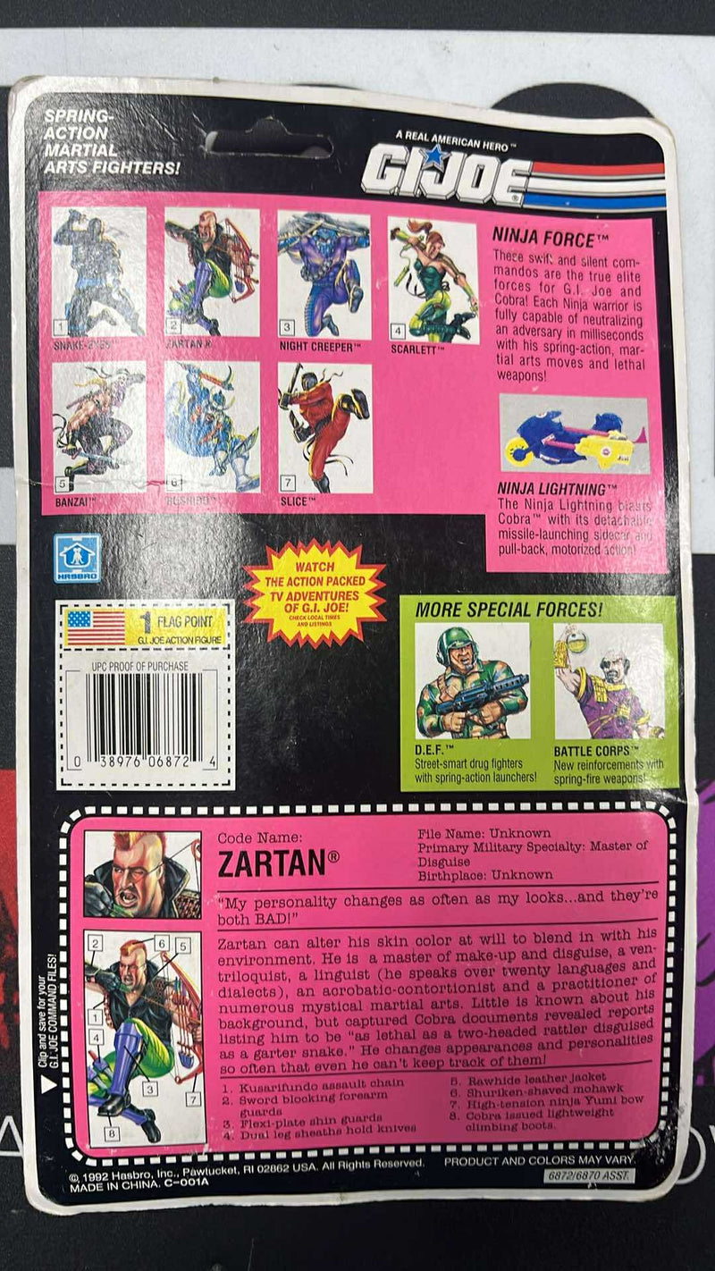G.I. Joe Ninja Force Zartan Master of Disguise Action Figure