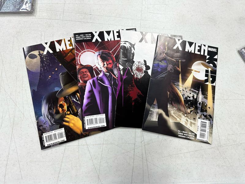 X-Men Noir (2009) Complete Mini-Series 1-4