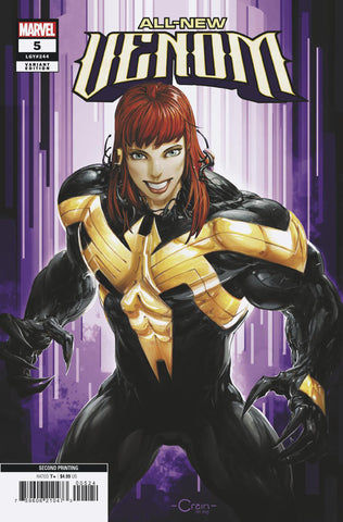 All-New Venom #5 Clayton Crain 2nd Print Variant