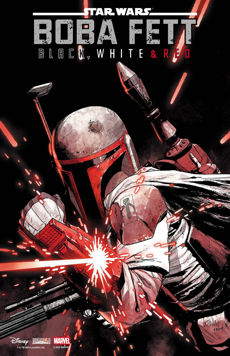 Star Wars: Boba Fett   Black, White & Red