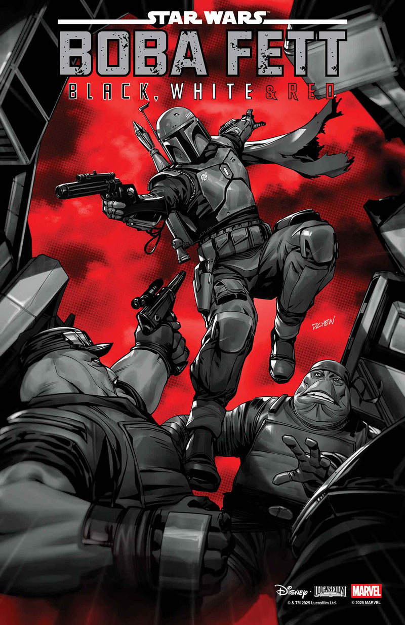 Star Wars: Boba Fett   Black, White & Red