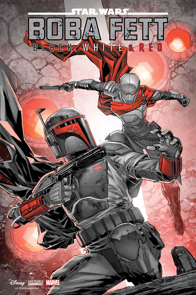Star Wars: Boba Fett   Black, White & Red