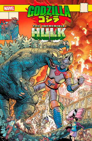 Godzilla vs. Hulk #1 Nick Bradshaw Monster Homage Variant