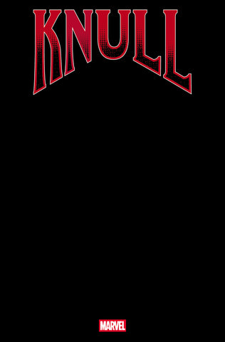 Knull #1 Black Blank Cover Variant