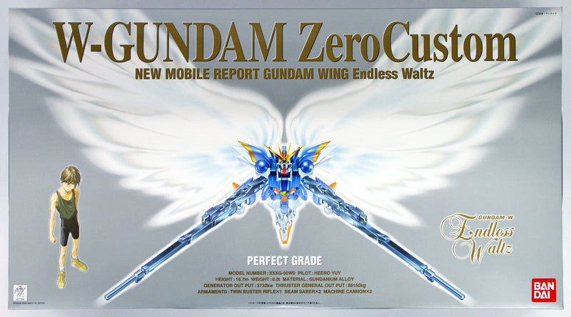 PG 1/60 Gundam Wing: Endless Waltz - XXXG-00W0 W-Gundam Zero Custom