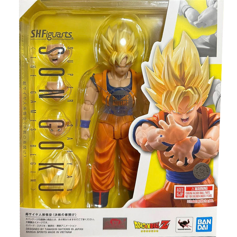 Dragon Ball Z Super Saiyan Son Goku The Games Begin S.H.Figuarts Action Figure