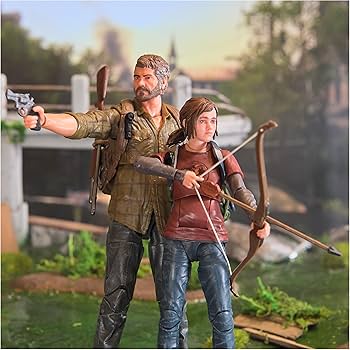 PlayStation The Last of US, 2-Pack 6” Joel & Ellie Action Figures