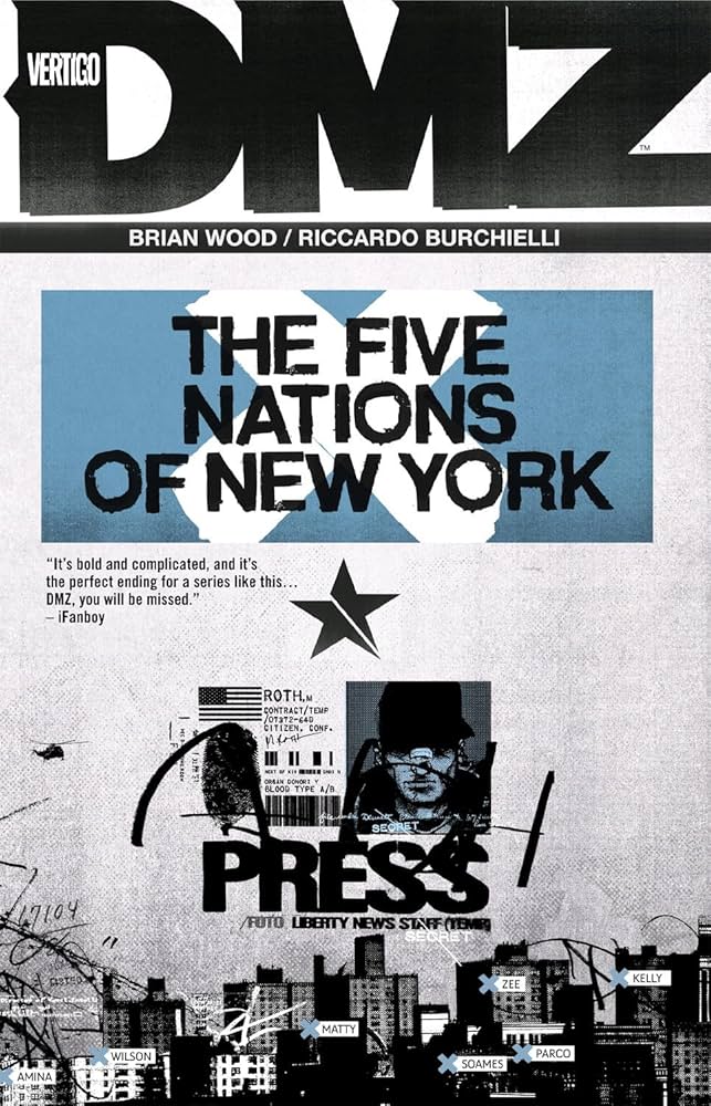 Dmz TPB Volume 12 The Five Nations Of New York (Mature)