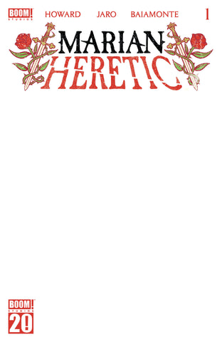 Marian Heretic #1 I White Sketch Variant (Dressed, Sketch)