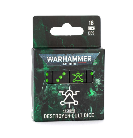 Necrons: Destroyer Cult Dice- PREORDER 1/24/26