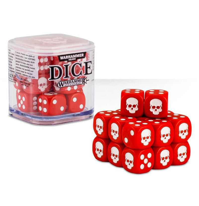 12mm Dice Cube - Red