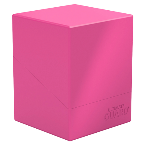 Ultimate Guard: Boulder 100+ Solid Neon Pink Deck Box