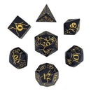 Cracked Storm Wracked Set of 7 Metal Dice Set