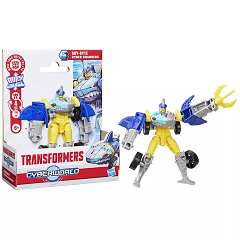 Transformers CYBERWORLD Sky-Byte Cyber Changers