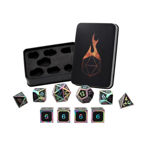Guardian Spectrum Set of 10 Metal Dice