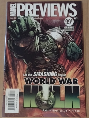 Marvel Previews #44 2007