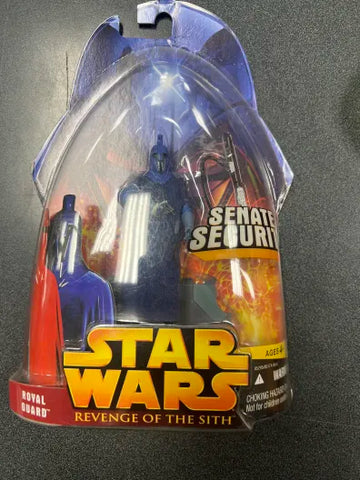 Star Wars, Episode III Revenge of the Sith Action Figure, Royal Guard (Blue) #23, 3.75 Inches