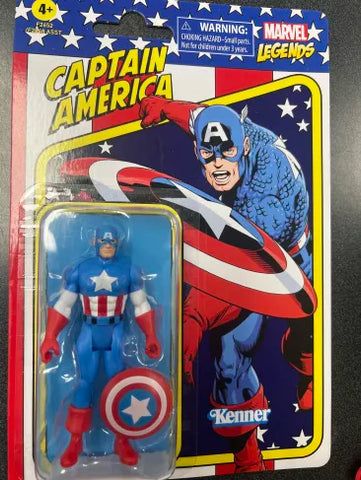 CAPTAIN AMERICA Hasbro Marvel Legends Kenner Retro 3.75" Action Figure