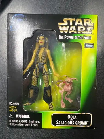 Star Wars Oola and Salacious Crumb Figurine 1998 The Power of the Force Kenner