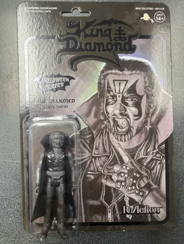 ReAction King Diamond Black Halloween Series 3.75" Action Figure Carded Super7