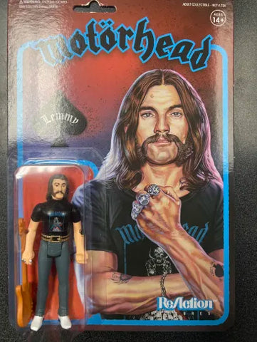 Motörhead Lemmy Kilmister Retro 3 3/4 Inch ReAction Figur Super7