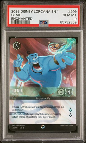 2023 DISNEY LORCANA EN 1-THE FIRST CHAPTER #209 GENIE ENCHANTED