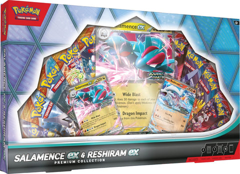 Pokemon Salamence ex & Reshiram ex Premium Collection Box