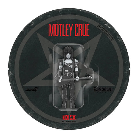 Motley Crue Reaction Wv2 Nikki Sixx Shout At The Devil Bw Action Figure