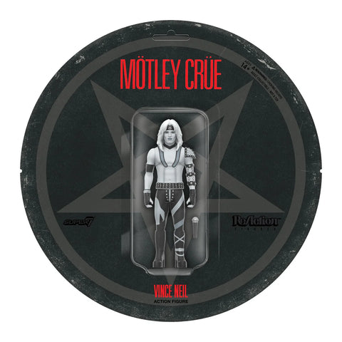 Motley Crue Reaction Wv2 Vince Neil Shout At The Devil Bw Action Figure