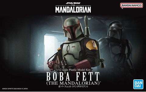 Bandai Hobby Star Wars The Mandalorian Boba Fett 1/12 Scale Figure Model Kit