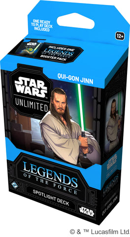 Star Wars Unlimited TCG: Legends of the Force Deck - Qui-Gon Jinn