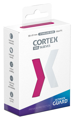 Cortex Sleeves Matte Standard Size (100) - Pink