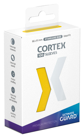 Ultimate Guard: Standard CORTEX 100 Sleeves - Glossy Yellow