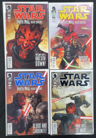 Star Wars: Darth Maul - Death Sentence #1-4 Complete Set