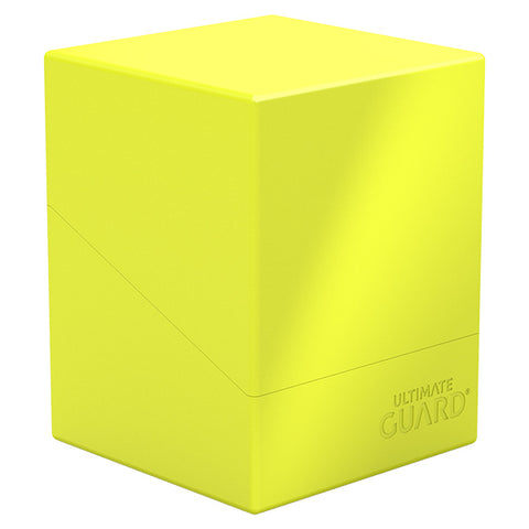 Ultimate Guard: Boulder 100+ Solid Neon Yellow Deck Box