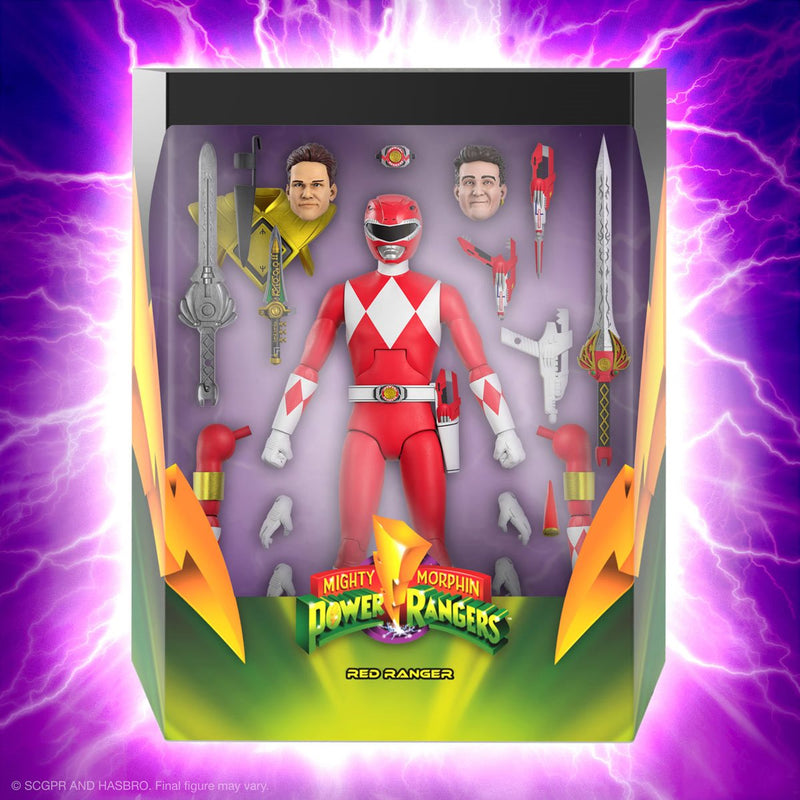 Power Rangers Ultimates Mighty Morphin Red Ranger 7-Inch Action Figure