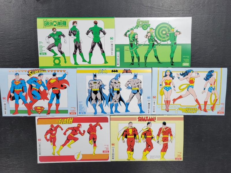 DC Comics Jose Luis Garcia-Lopez Artist Spotlight Variant Set (Lot of 7 Complete)