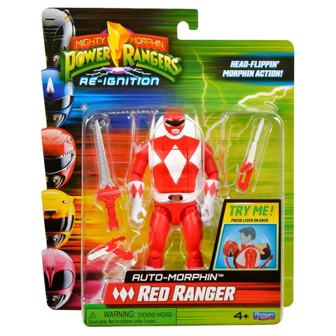 Mighty Morphin Power Rangers: Re-Ignition Auto Morphin Red Ranger Action Figure