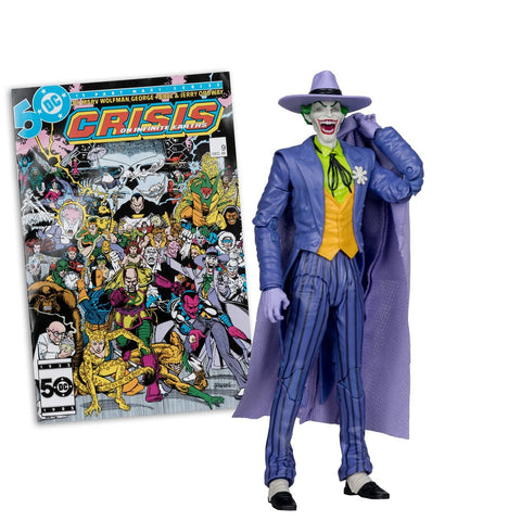 DC Direct Page Punchers: The Joker Crisis on Infinite Earths 7-Inch Scale Action Figure with Comic