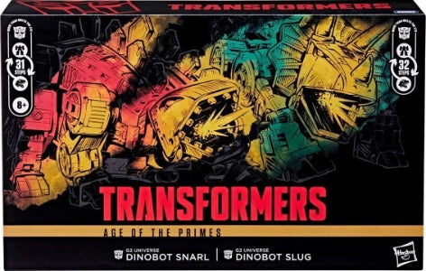 Transformers Age of Primes Dinobots Slug and Snarl (G2 Universe)