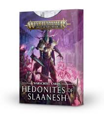 Warscroll Cards Hedonites of Slaanesh (2021)