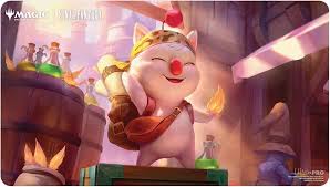 Ultra PRO - Final Fantasy x Universes Beyond Stiltzkin, Moogle Merchant Playmat for Magic: The Gathering | Card Game Playmat, Final Fantasy Collectibles, Desk Mat Mousepad